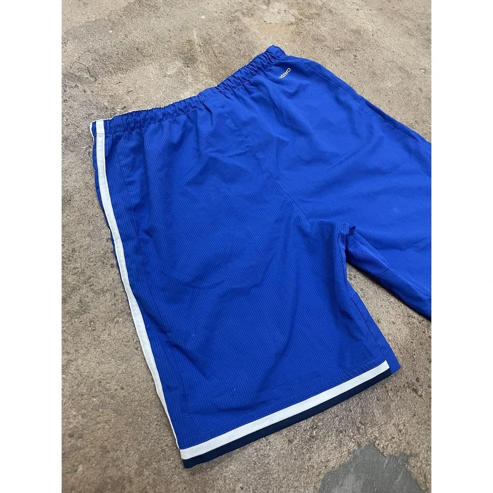 Adidas Shorts Youth 14 Blue 3-Stripes Adizero Athletic Soccer Running Gym‎